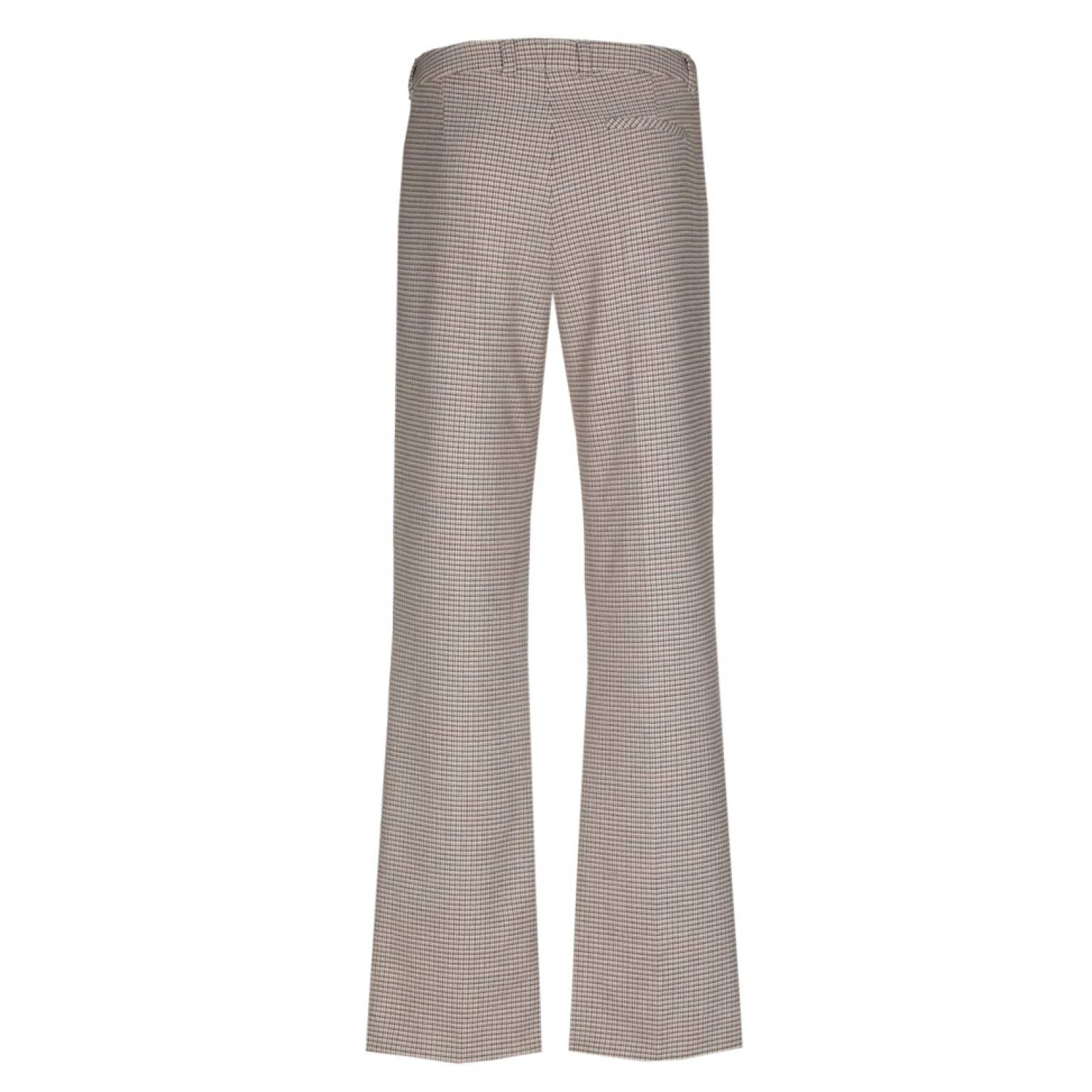 Broek met kleine ruitenprint