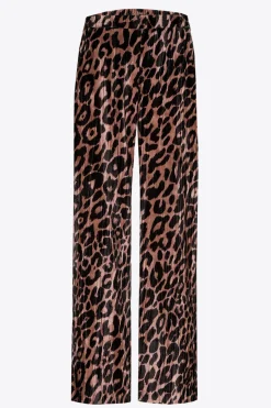Broek met luipaardprint