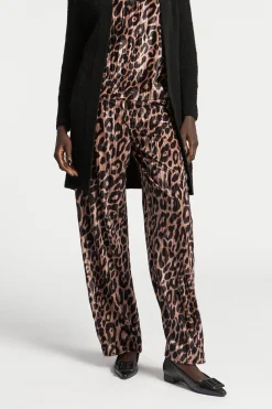 Broek met luipaardprint