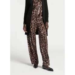 Broek met luipaardprint