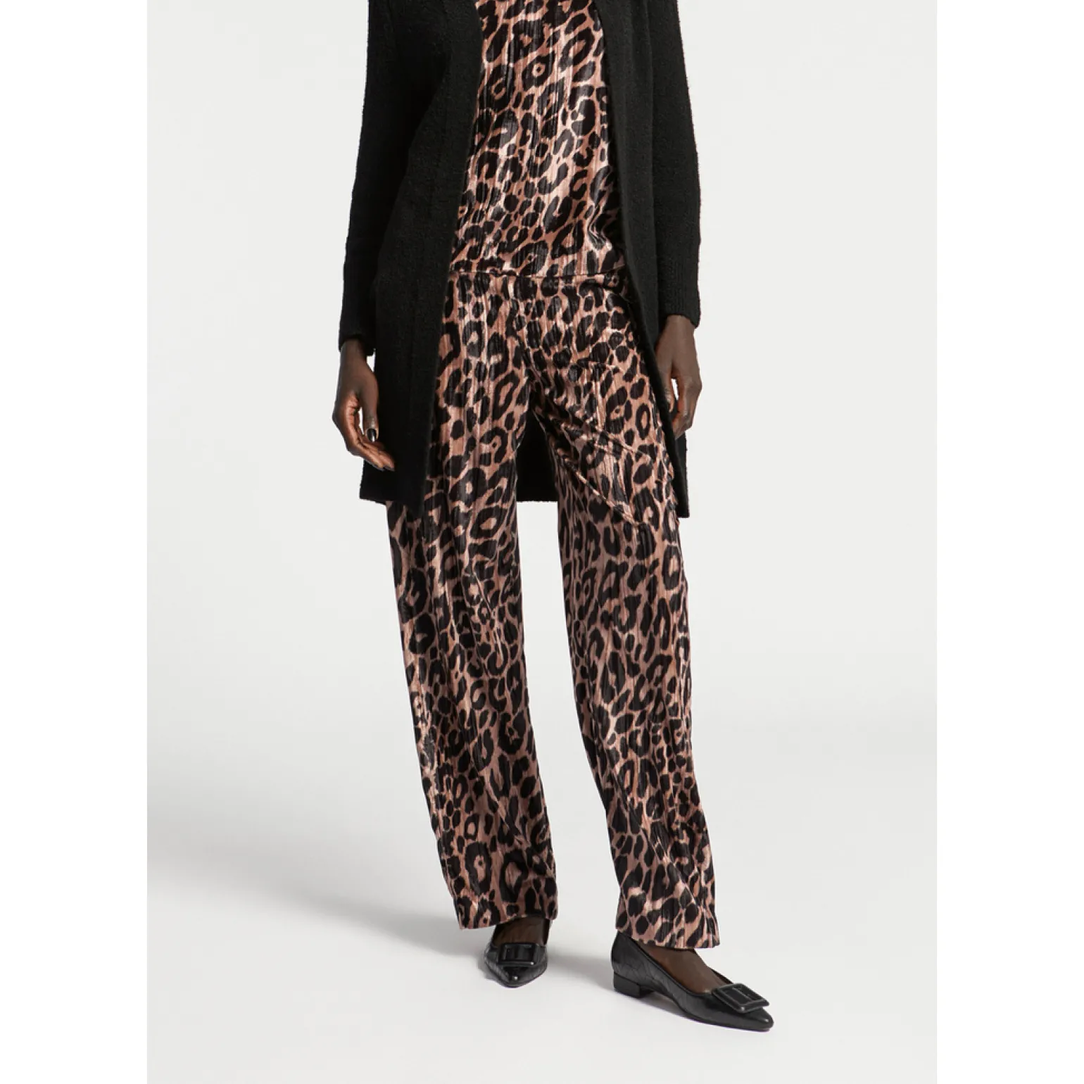 Broek met luipaardprint