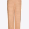 Broek met pied-de-poule print