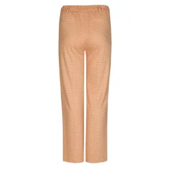 Broek met pied-de-poule print
