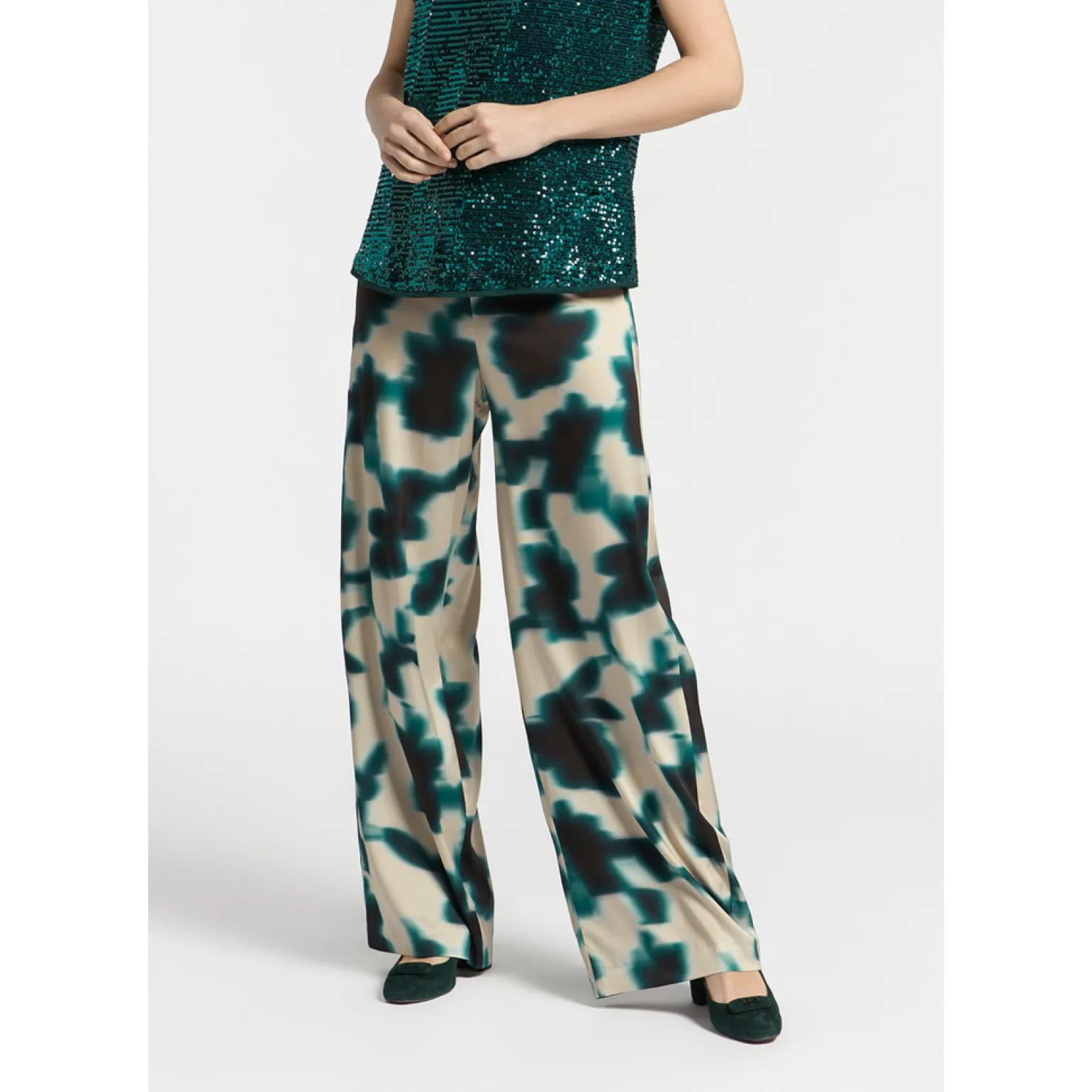 Broek met print