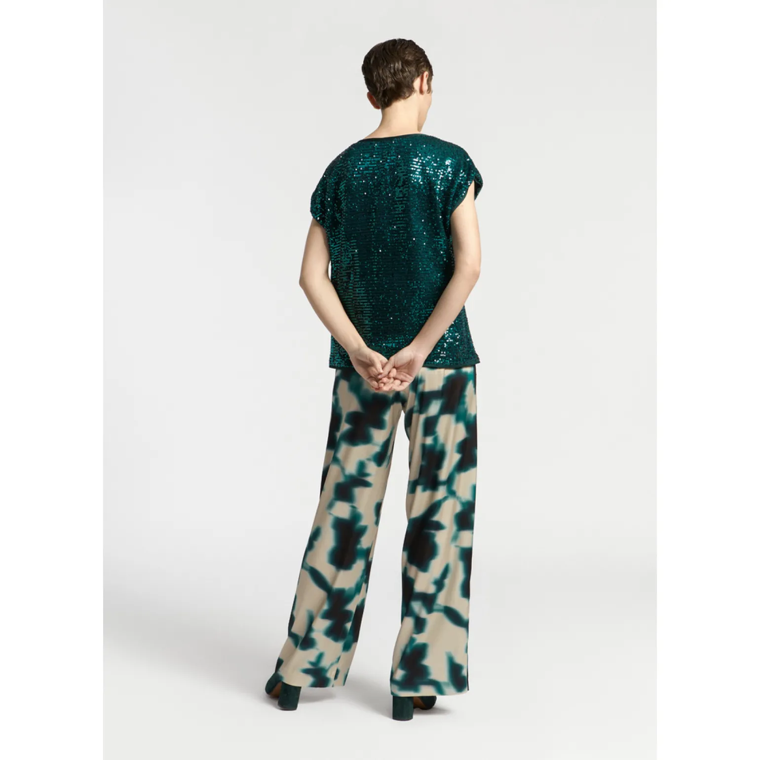 Broek met print
