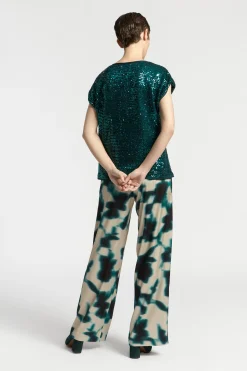 Broek met print