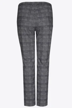 Broek met ruitenprint