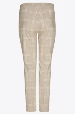 Broek met ruitenprint