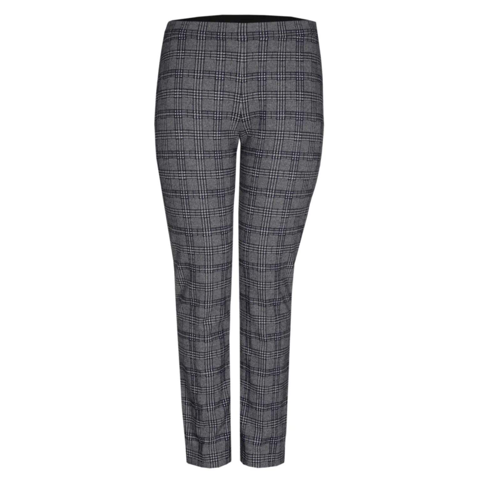 Broek met ruitenprint