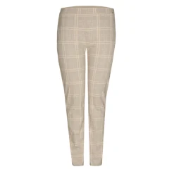 Broek met ruitenprint