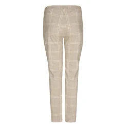 Broek met ruitenprint