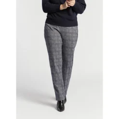 Broek met ruitenprint