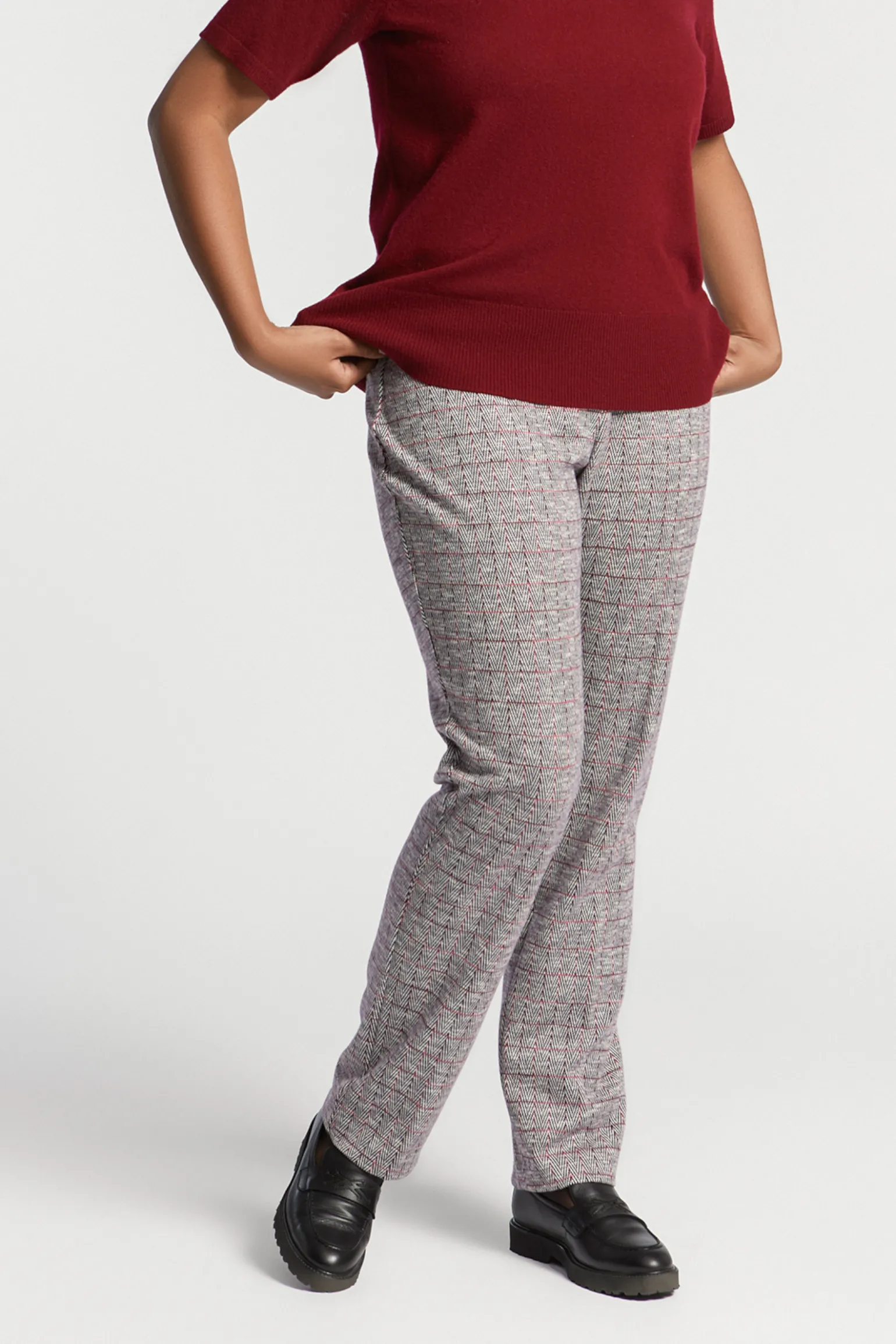 Broek met smalle pijpen