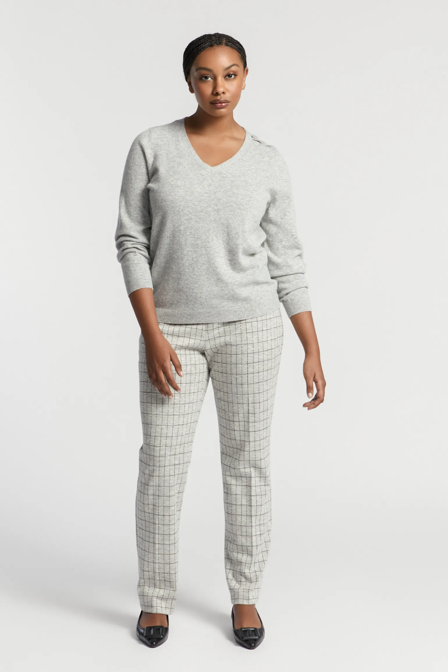 Broek met smalle pijpen