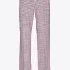 Broek met subtiele ruitenprint