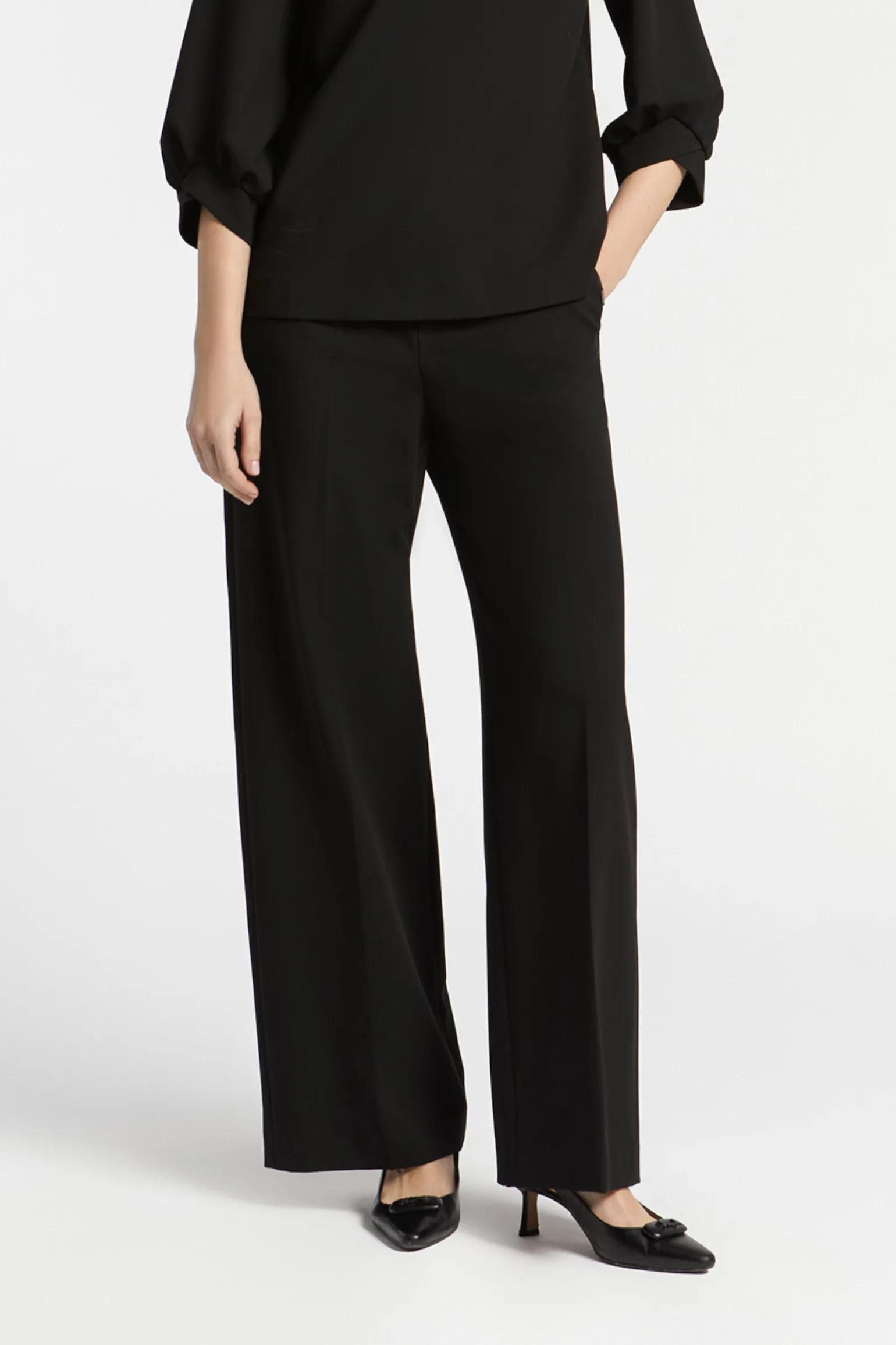 Broek met wijde pijpen