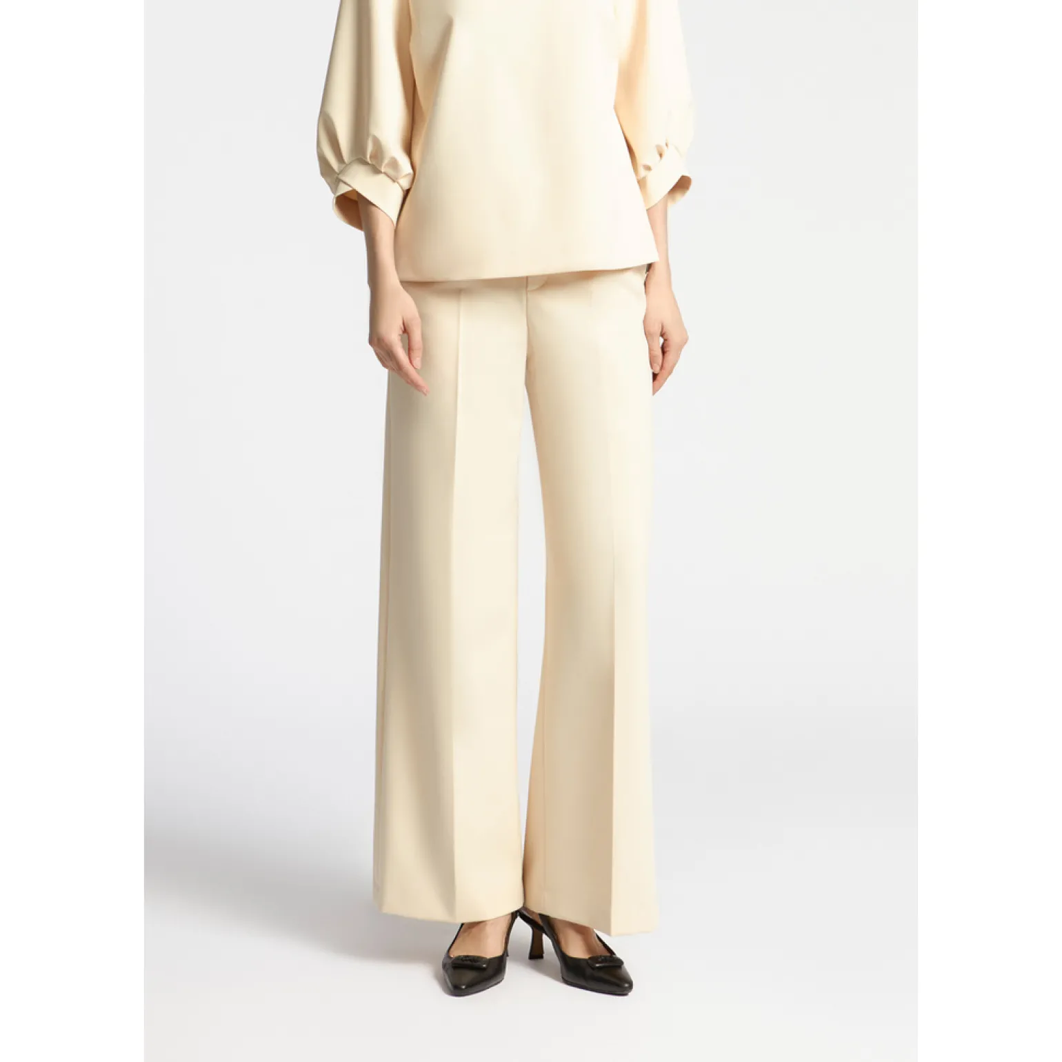 Broek met wijde pijpen