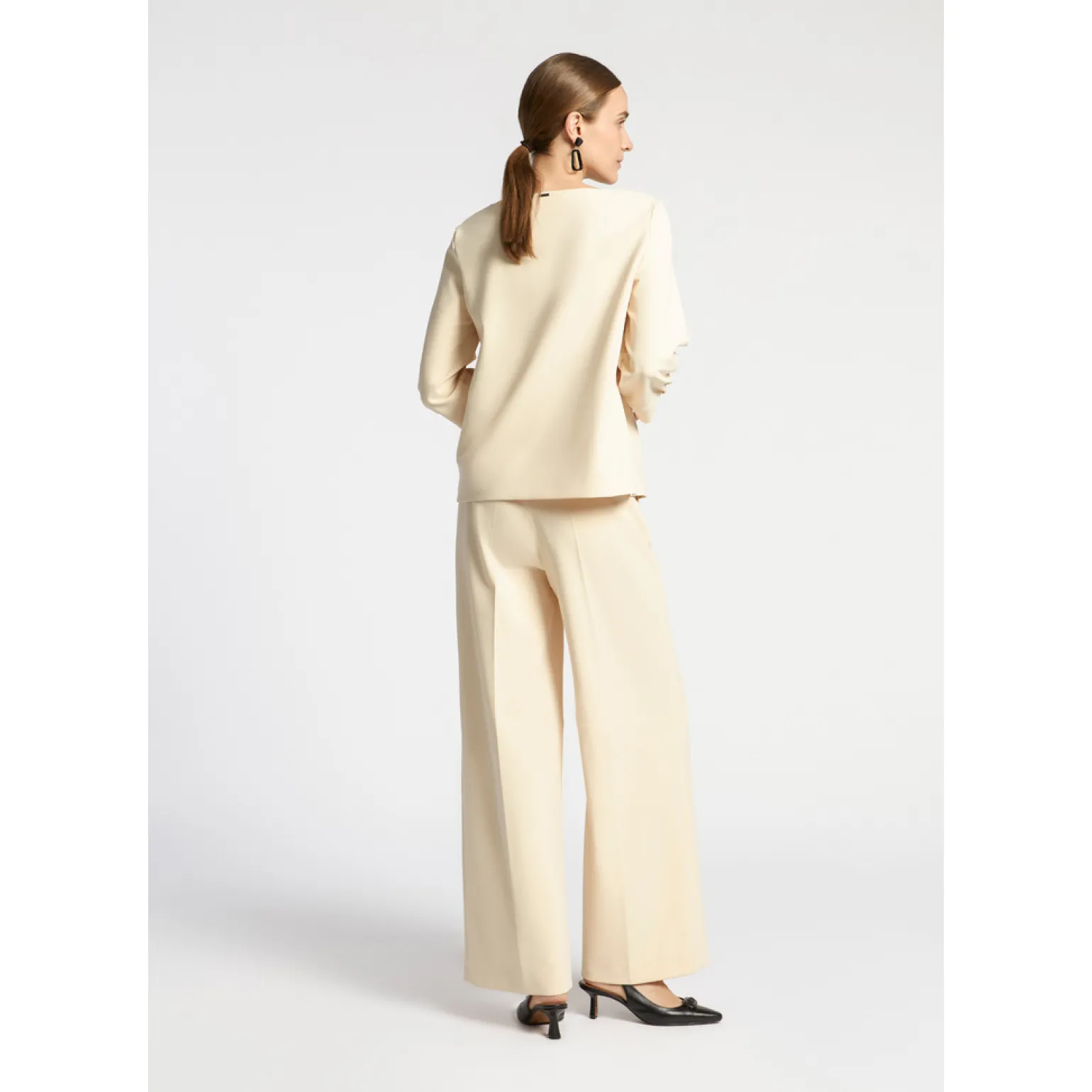 Broek met wijde pijpen