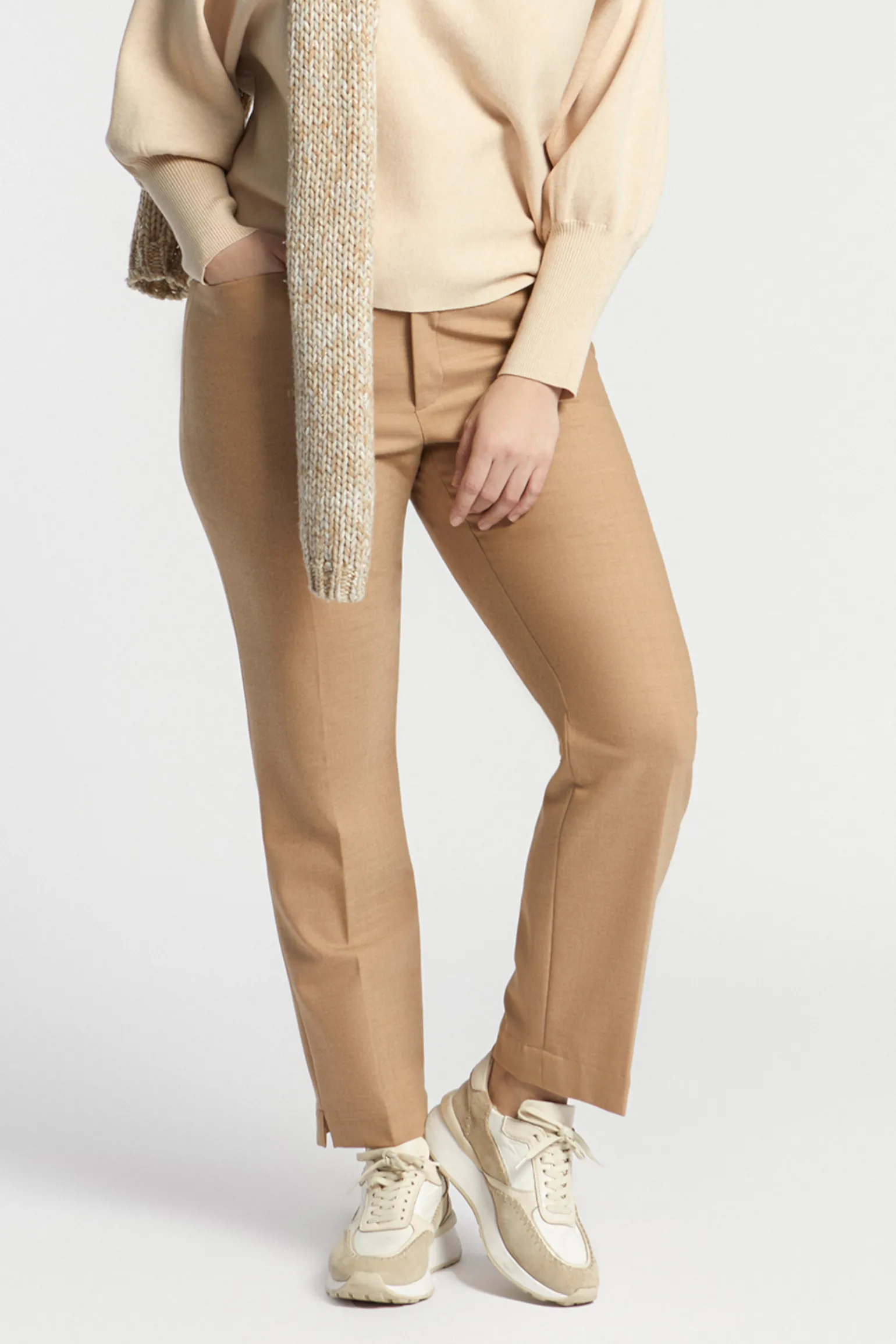 Broek met wol