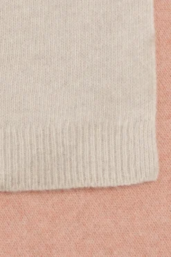 Colorblock sjaal met fijne wol