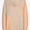 Colorblock trui van wolmix