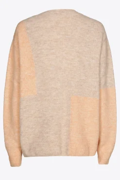 Colorblock trui van wolmix