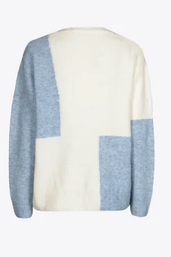 Colorblock trui van wolmix