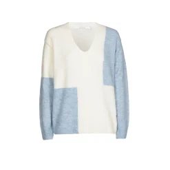 Colorblock trui van wolmix