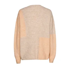 Colorblock trui van wolmix