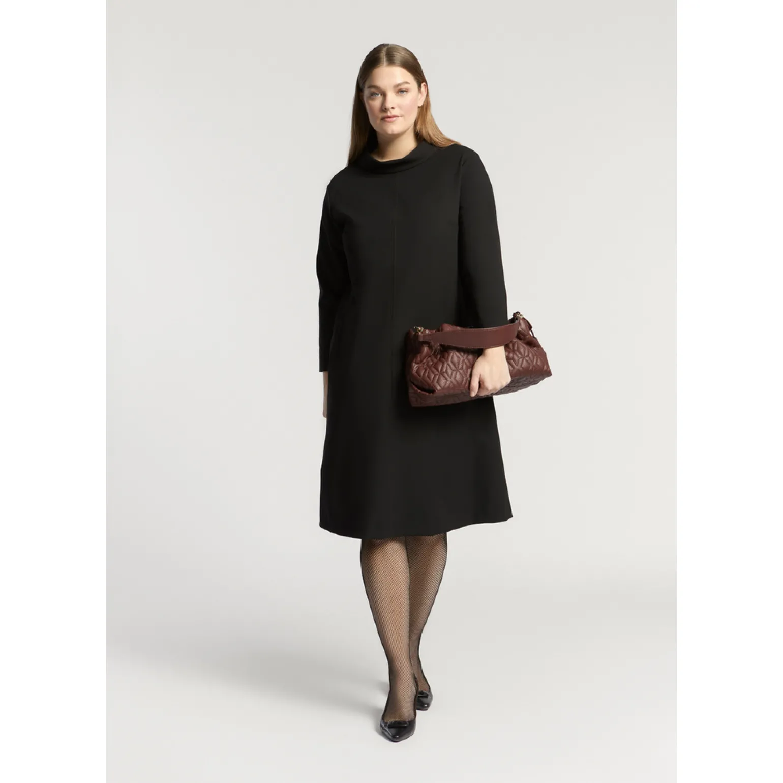 Comfortabele crepe jurk
