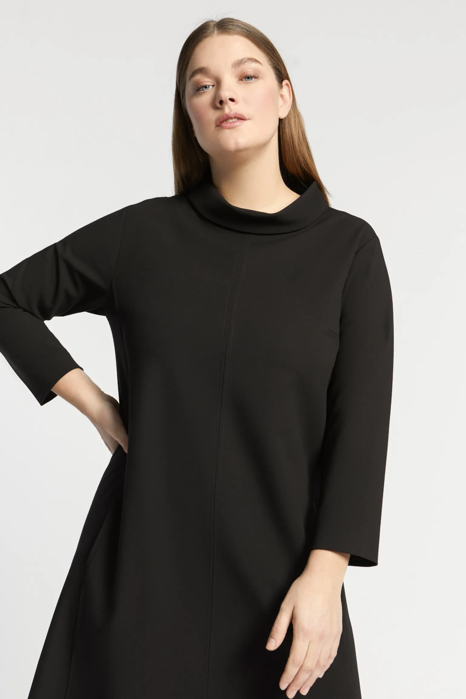 Comfortabele crepe jurk