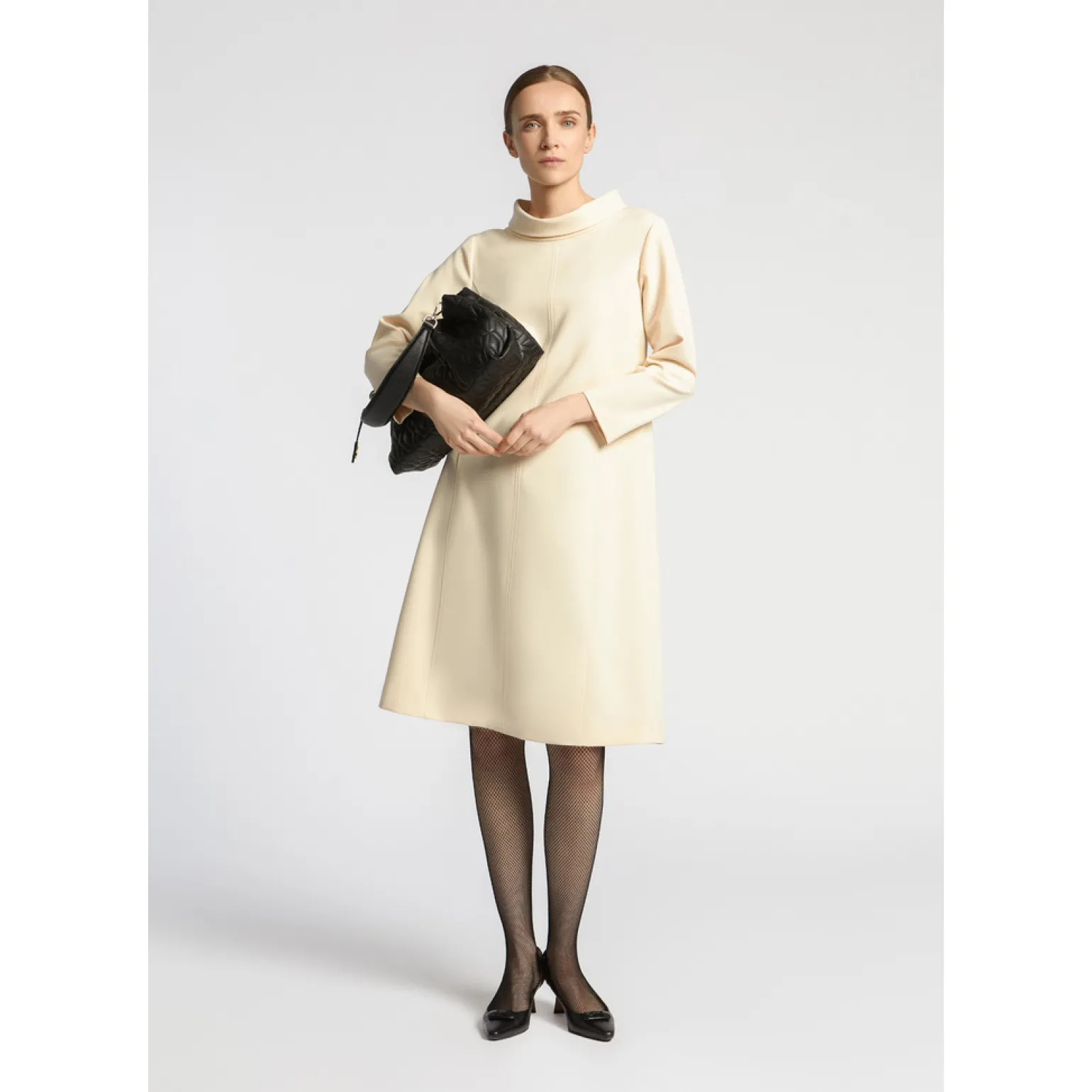 Comfortabele crepe jurk