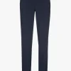 Donkerblauwe kreukvrije chino