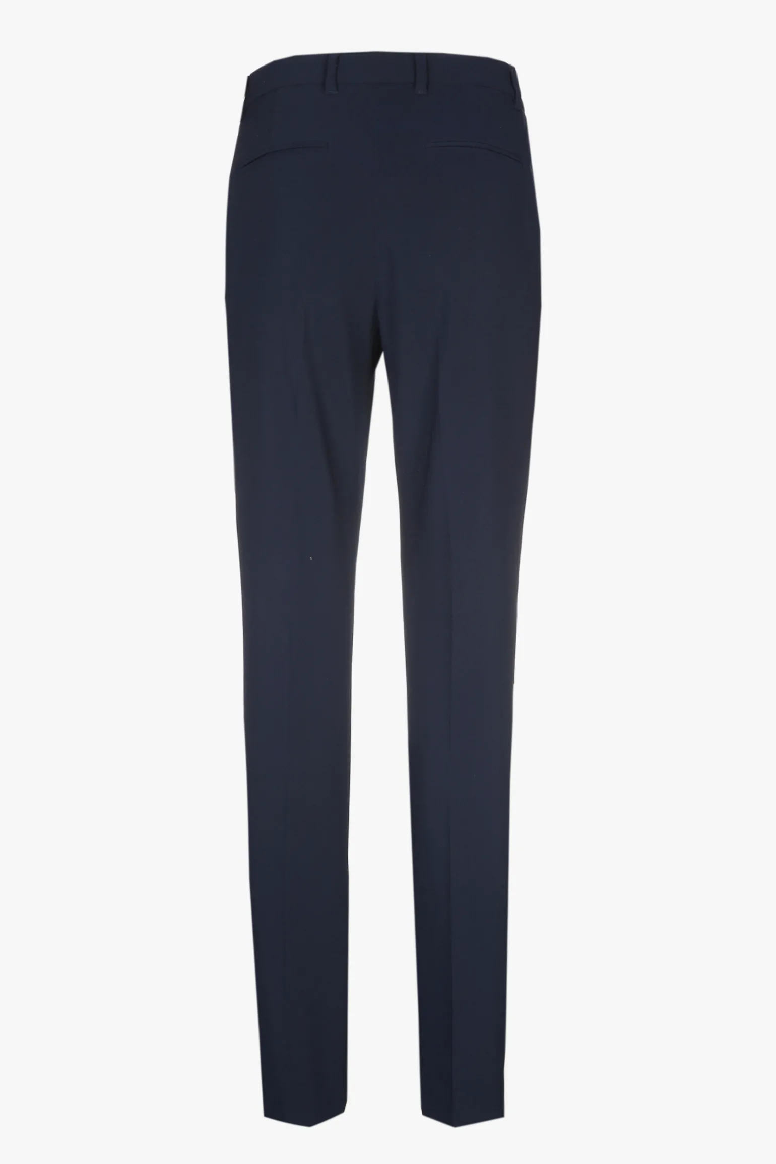 Donkerblauwe kreukvrije chino