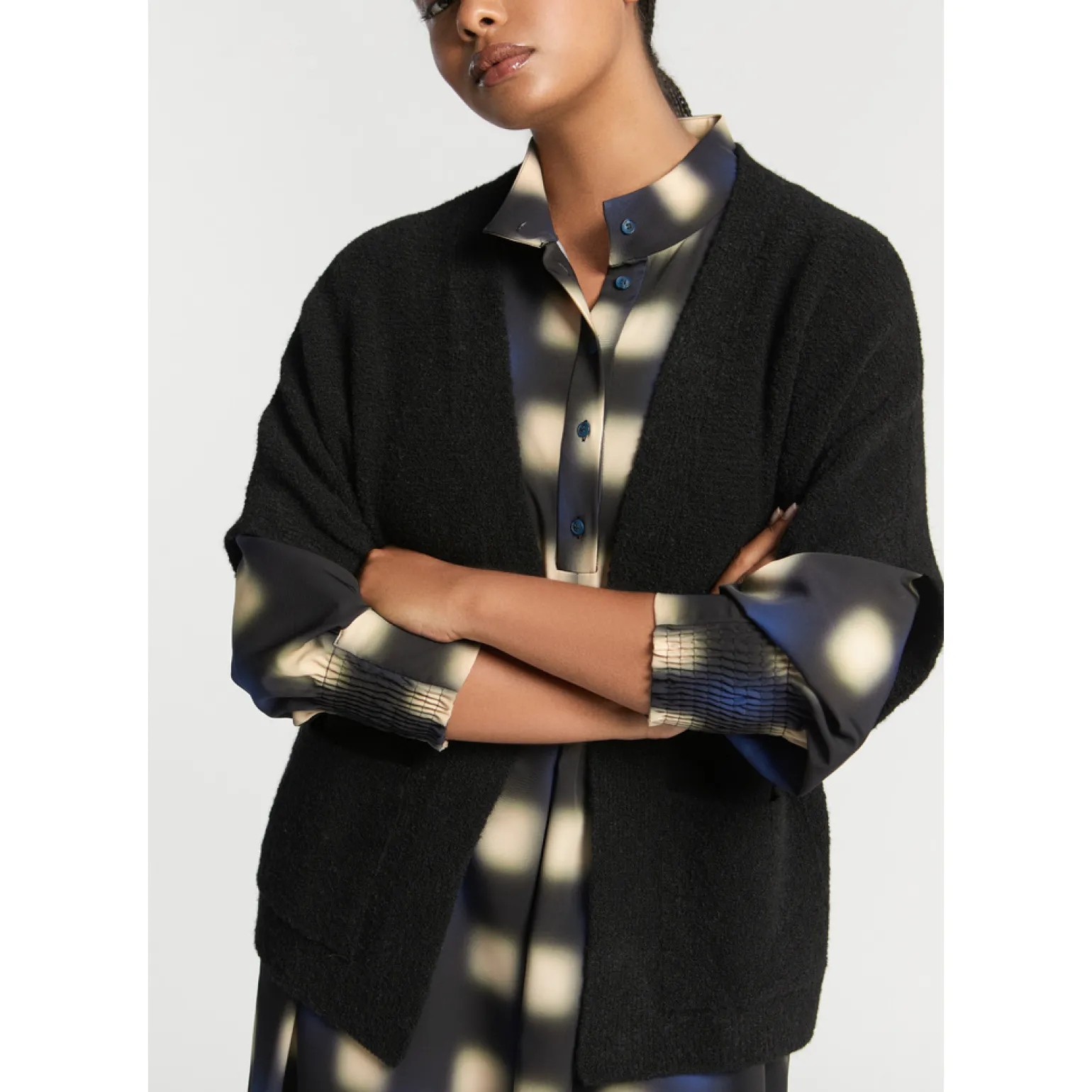 Drop shoulder gilet