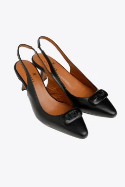Elegante lederen hakken