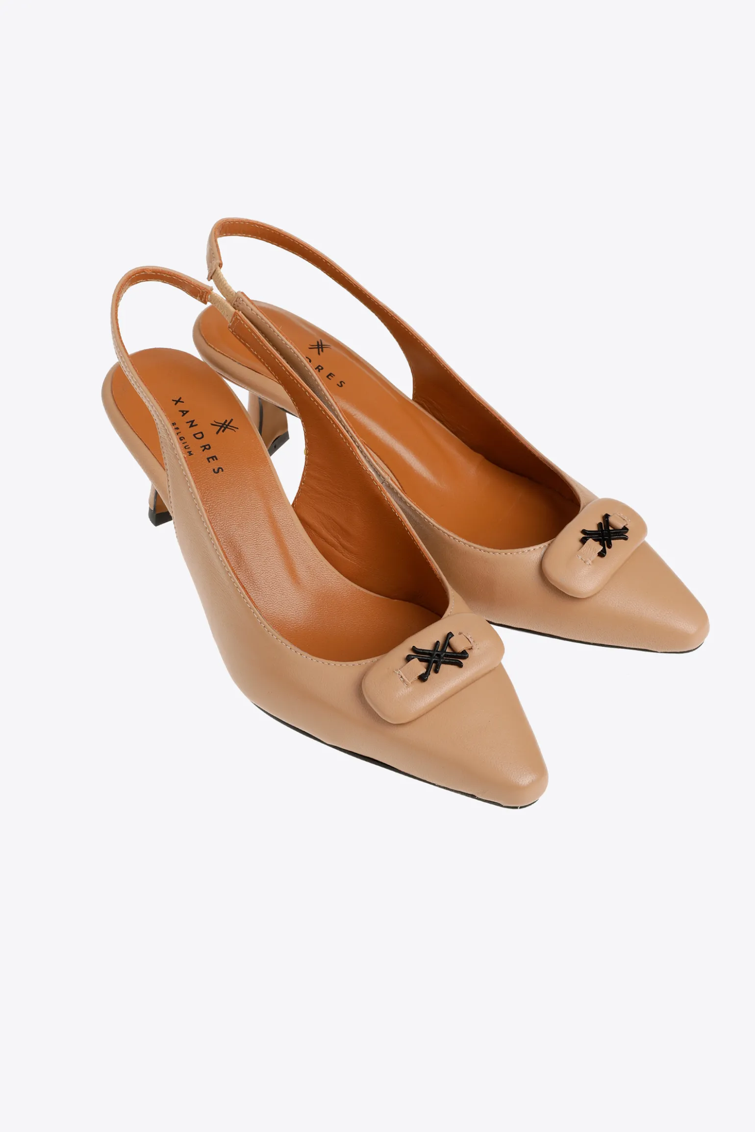 Elegante lederen hakken