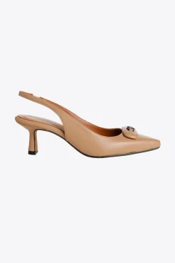 Elegante lederen hakken