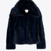 Faux fur jas