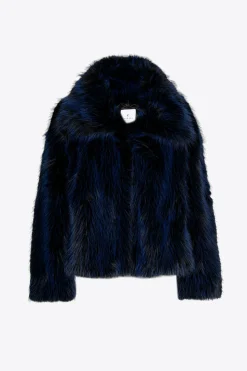Faux fur jas