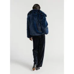 Faux fur jas