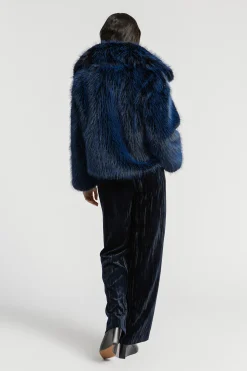 Faux fur jas