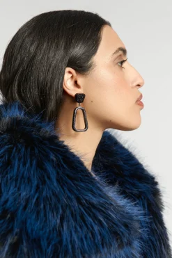 Faux fur jas