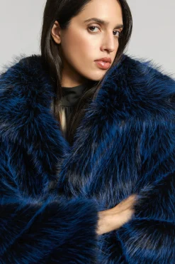 Faux fur jas