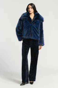 Faux fur jas