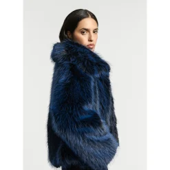 Faux fur jas