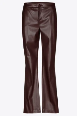 Faux leather broek