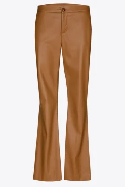 Faux leather broek