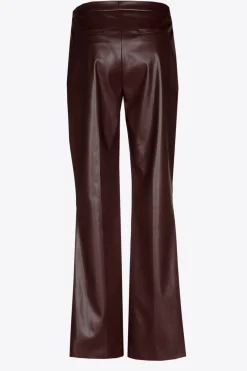 Faux leather broek