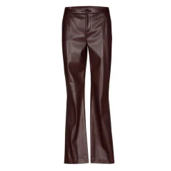 Faux leather broek